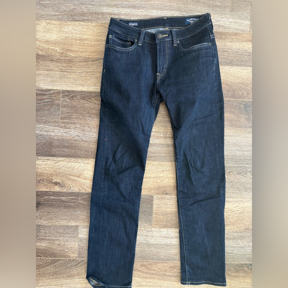 Buffalo David Bitton Men's Deep Indigo Straight Jeans